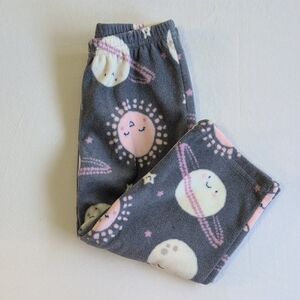 NEW child of mine by carter's space theme fleece pajama pants 2T toddler girls